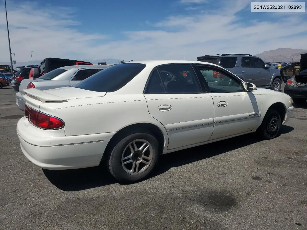2002 Buick Century Custom VIN: 2G4WS52J021102893 Lot: 52332585
