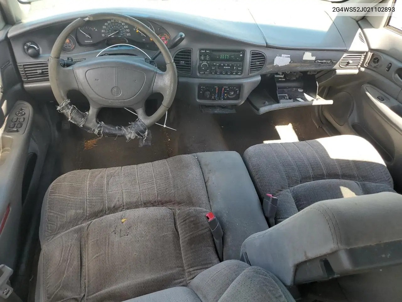 2002 Buick Century Custom VIN: 2G4WS52J021102893 Lot: 52332585