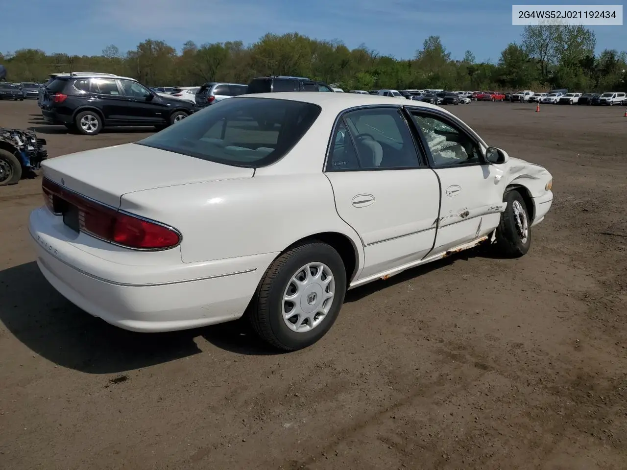 2002 Buick Century Custom VIN: 2G4WS52J021192434 Lot: 55040355