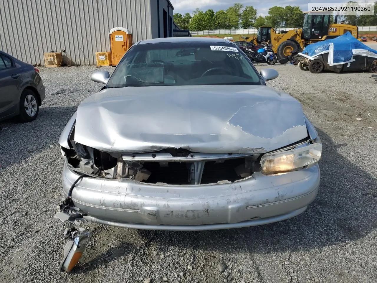 2002 Buick Century Custom VIN: 2G4WS52J921190360 Lot: 55645865