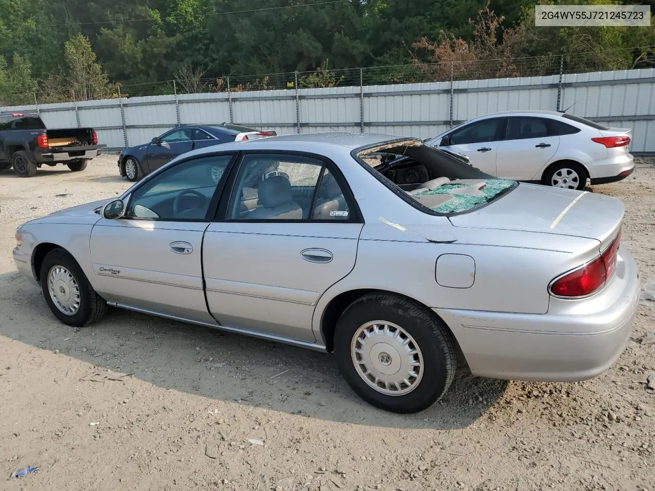 2002 Buick Century Limited VIN: 2G4WY55J721245723 Lot: 55646285