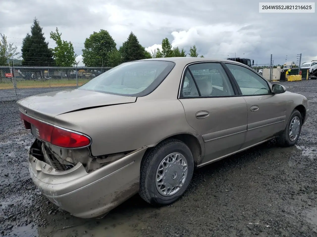2002 Buick Century Custom VIN: 2G4WS52J821216625 Lot: 56515645
