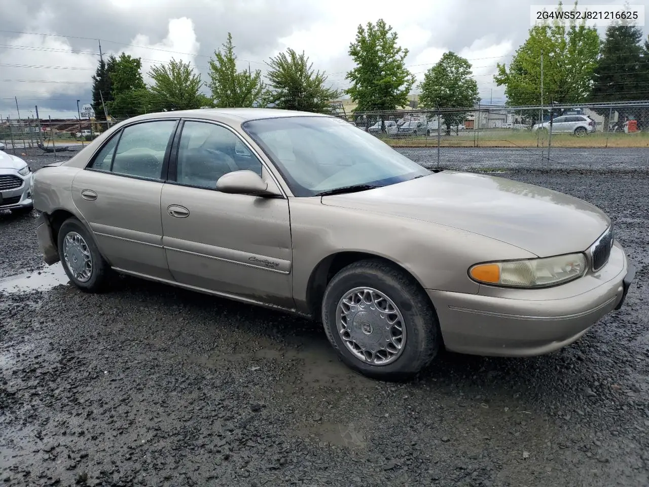 2002 Buick Century Custom VIN: 2G4WS52J821216625 Lot: 56515645
