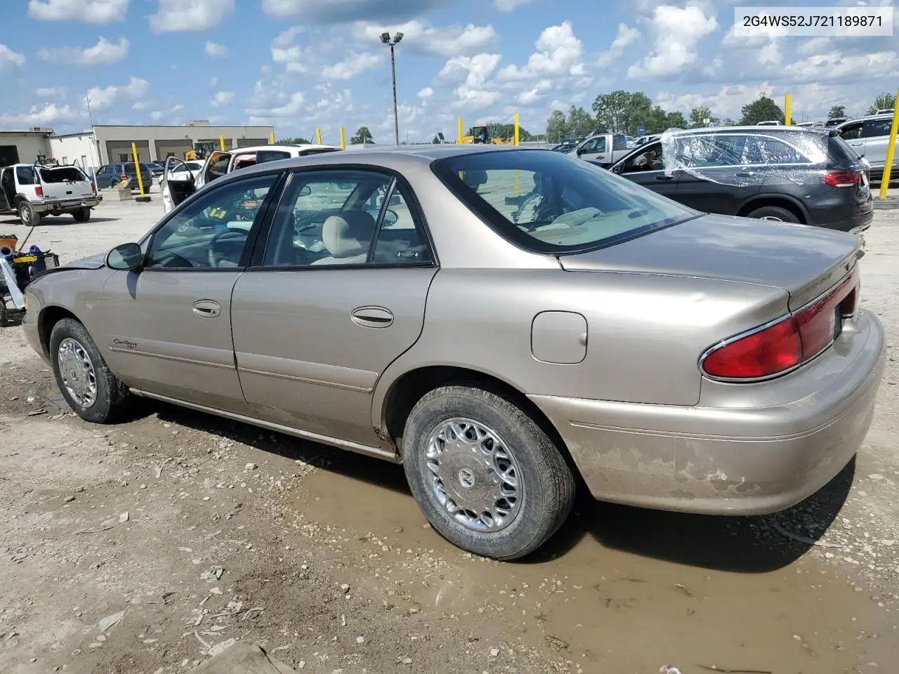 2002 Buick Century Custom VIN: 2G4WS52J721189871 Lot: 61536105