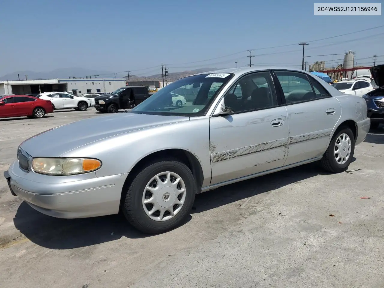 2002 Buick Century Custom VIN: 2G4WS52J121156946 Lot: 62139325