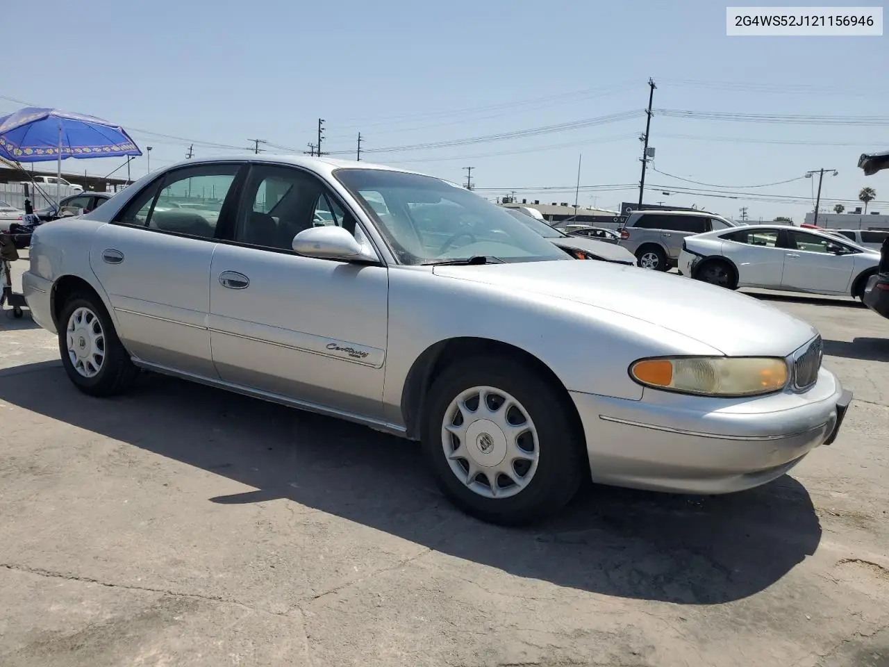 2002 Buick Century Custom VIN: 2G4WS52J121156946 Lot: 62139325