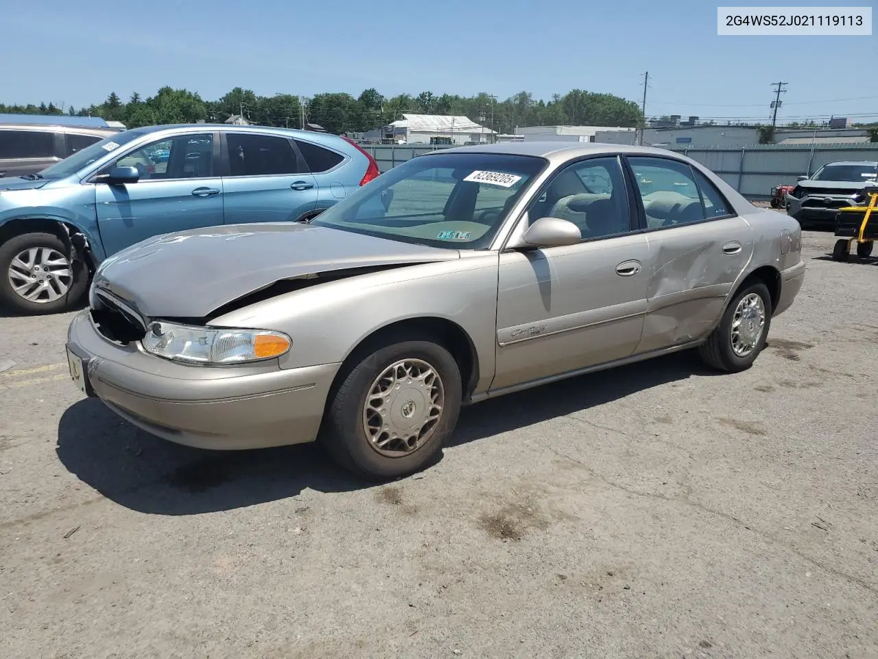 2002 Buick Century Custom VIN: 2G4WS52J021119113 Lot: 62369205