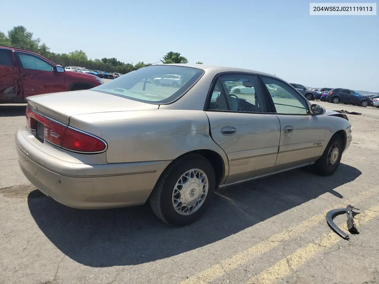 2002 Buick Century Custom VIN: 2G4WS52J021119113 Lot: 62369205