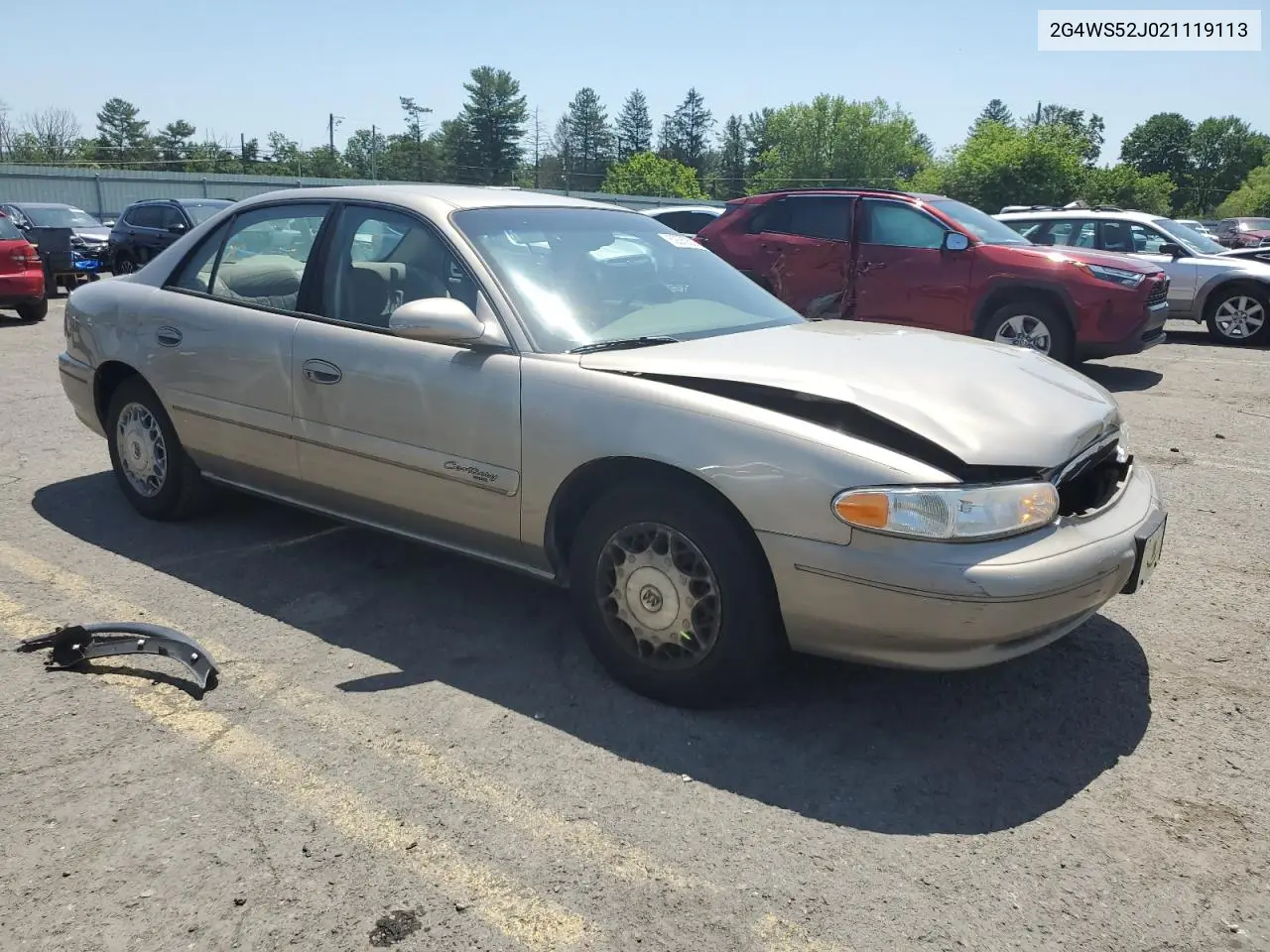 2002 Buick Century Custom VIN: 2G4WS52J021119113 Lot: 62369205