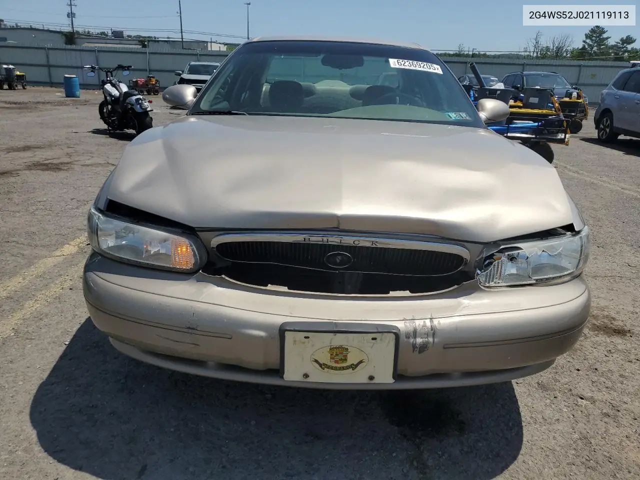 2002 Buick Century Custom VIN: 2G4WS52J021119113 Lot: 62369205