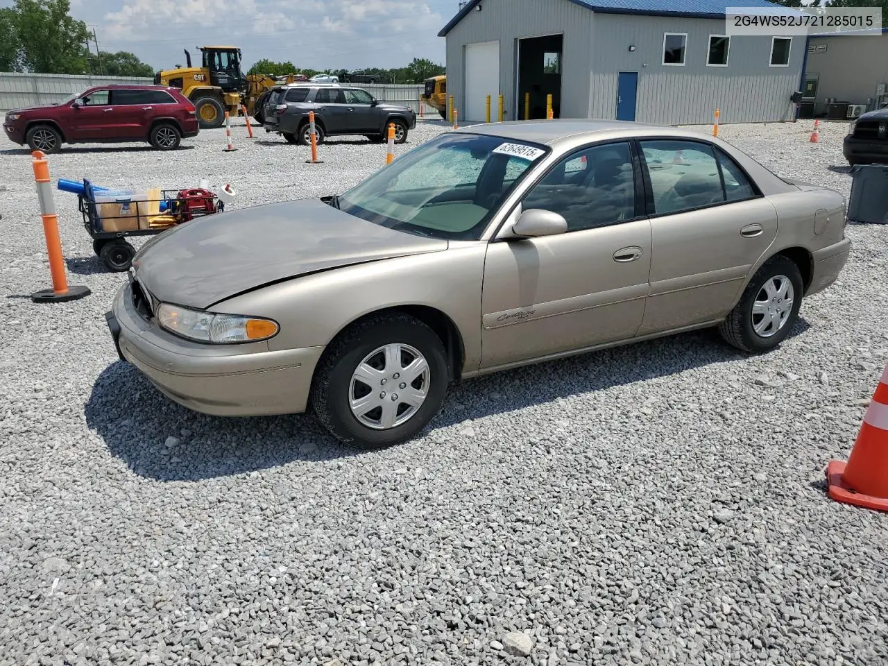 2002 Buick Century Custom VIN: 2G4WS52J721285015 Lot: 62649515