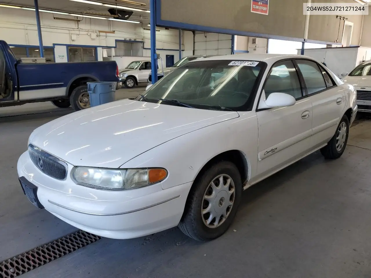 2002 Buick Century Custom VIN: 2G4WS52J721271244 Lot: 62701155