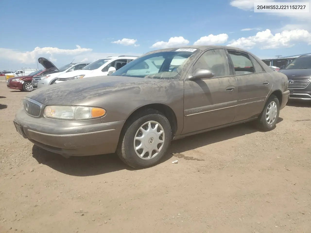 2002 Buick Century Custom VIN: 2G4WS52J221152727 Lot: 64028155