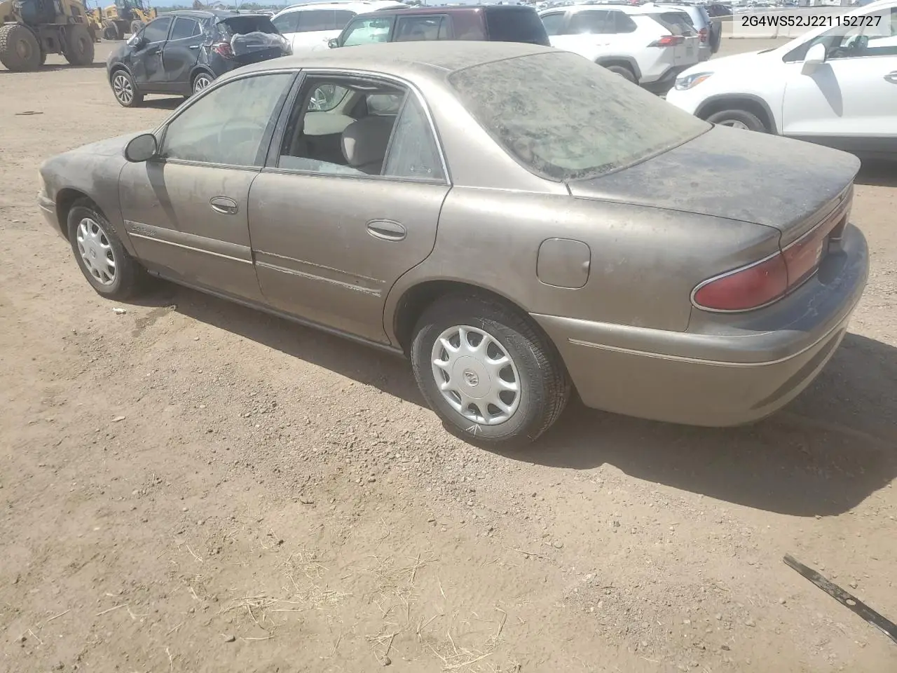 2002 Buick Century Custom VIN: 2G4WS52J221152727 Lot: 64028155