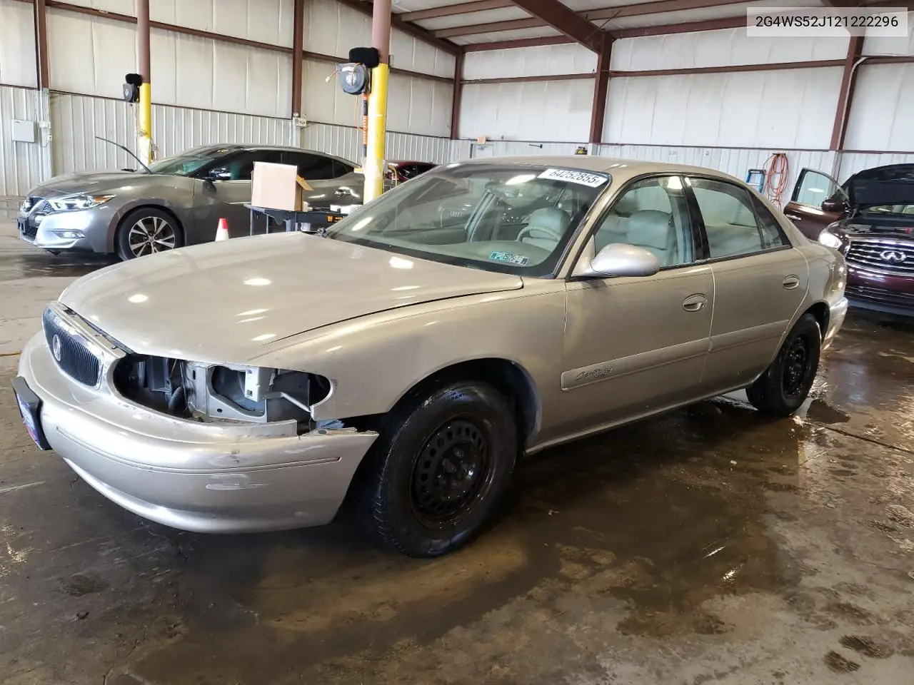 2002 Buick Century Custom VIN: 2G4WS52J121222296 Lot: 64252855