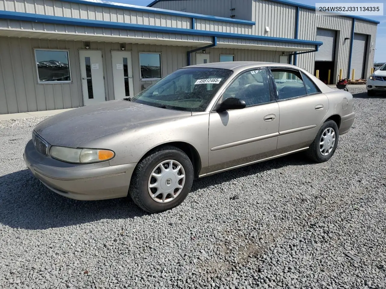 2003 Buick Century Custom VIN: 2G4WS52J331134335 Lot: 49812465