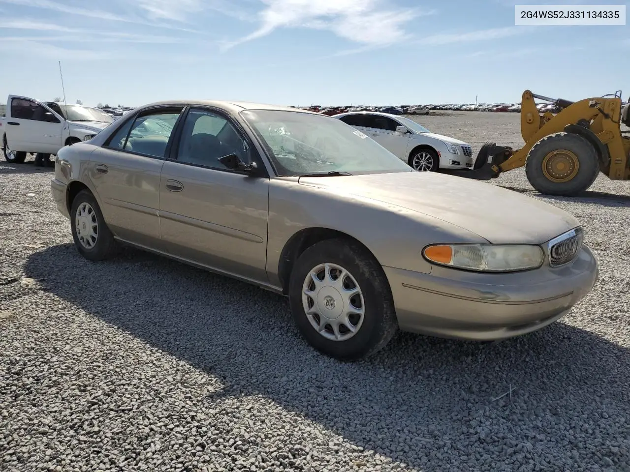 2003 Buick Century Custom VIN: 2G4WS52J331134335 Lot: 49812465