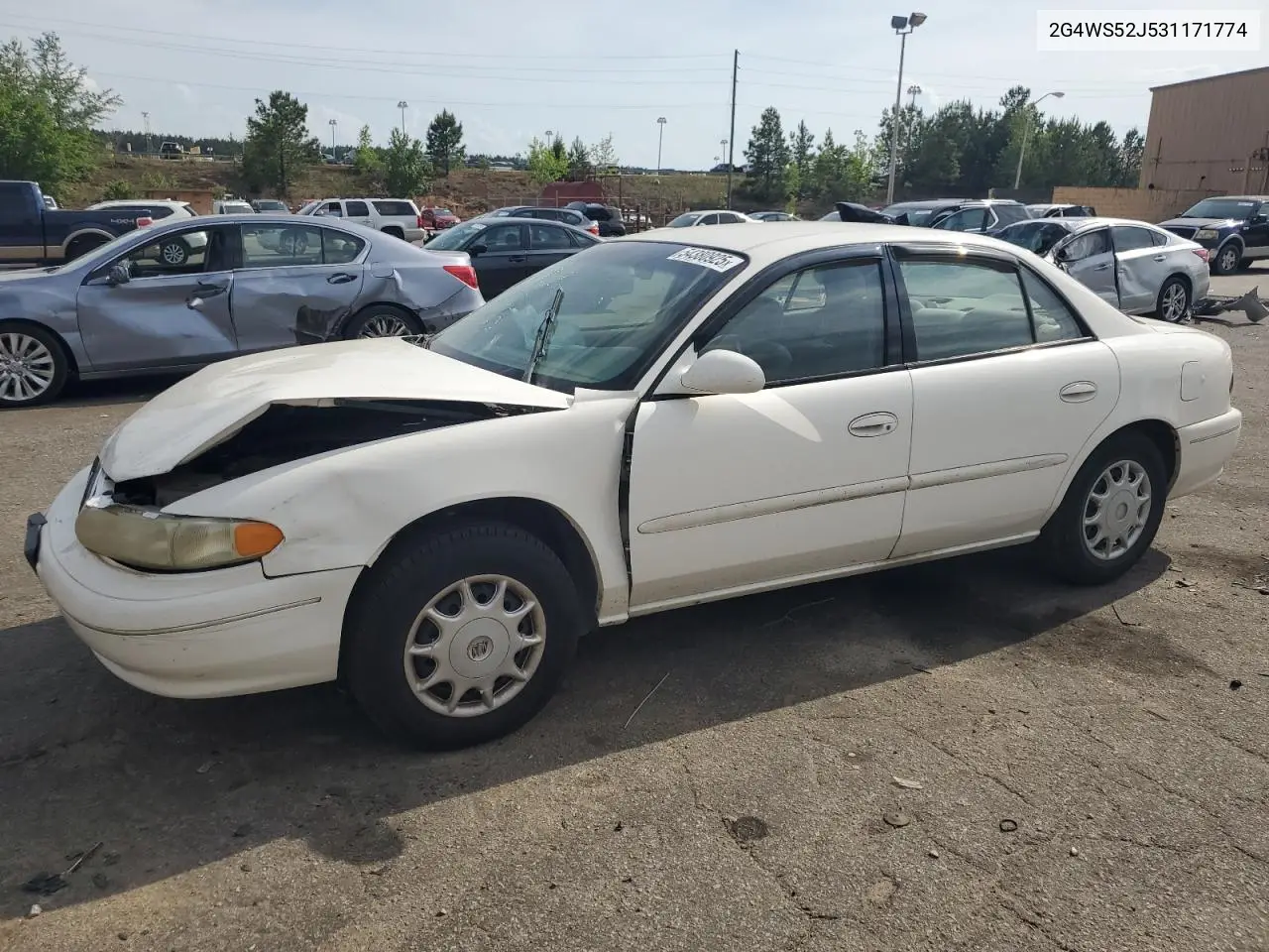 2003 Buick Century Custom VIN: 2G4WS52J531171774 Lot: 54380925