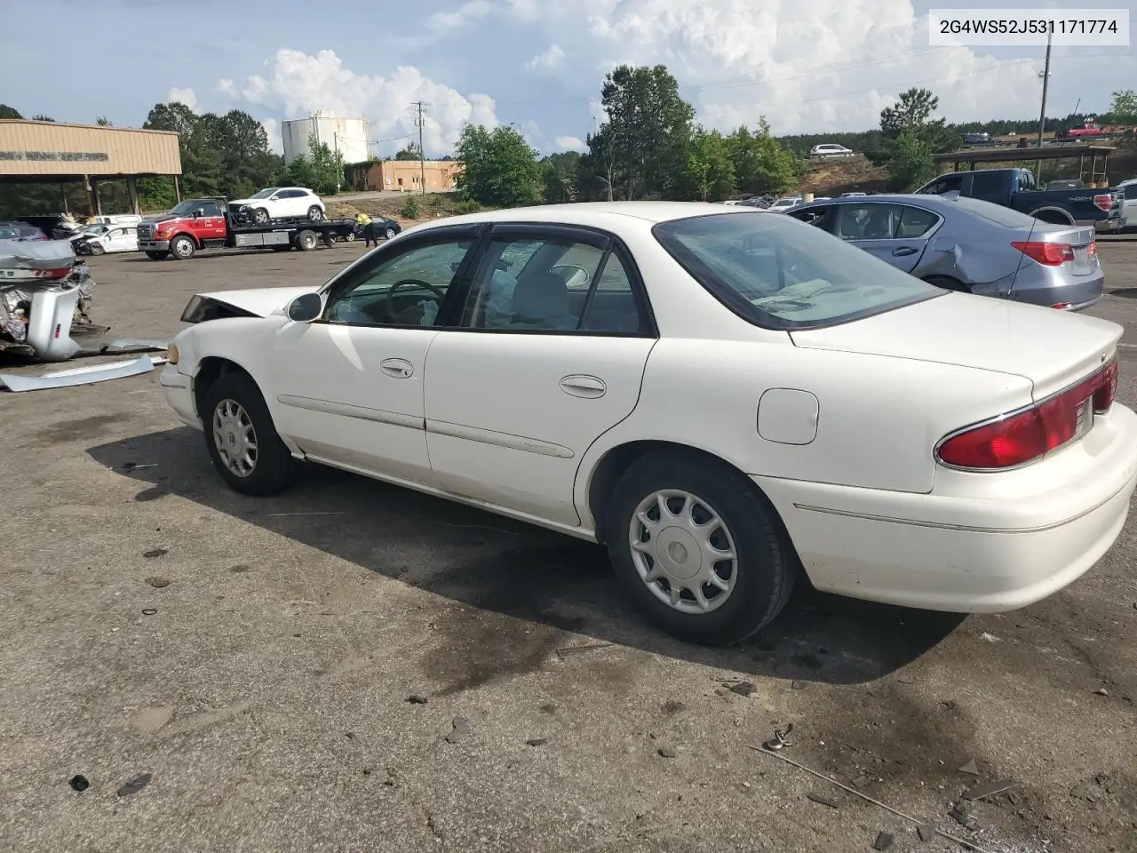 2003 Buick Century Custom VIN: 2G4WS52J531171774 Lot: 54380925