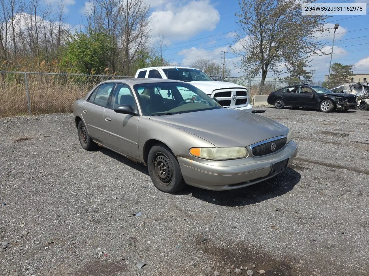 2003 Buick Century Custom VIN: 2G4WS52J931162978 Lot: 55828205
