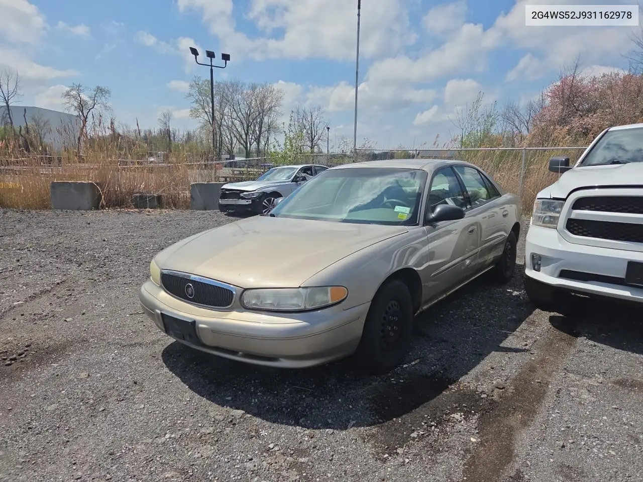 2003 Buick Century Custom VIN: 2G4WS52J931162978 Lot: 55828205