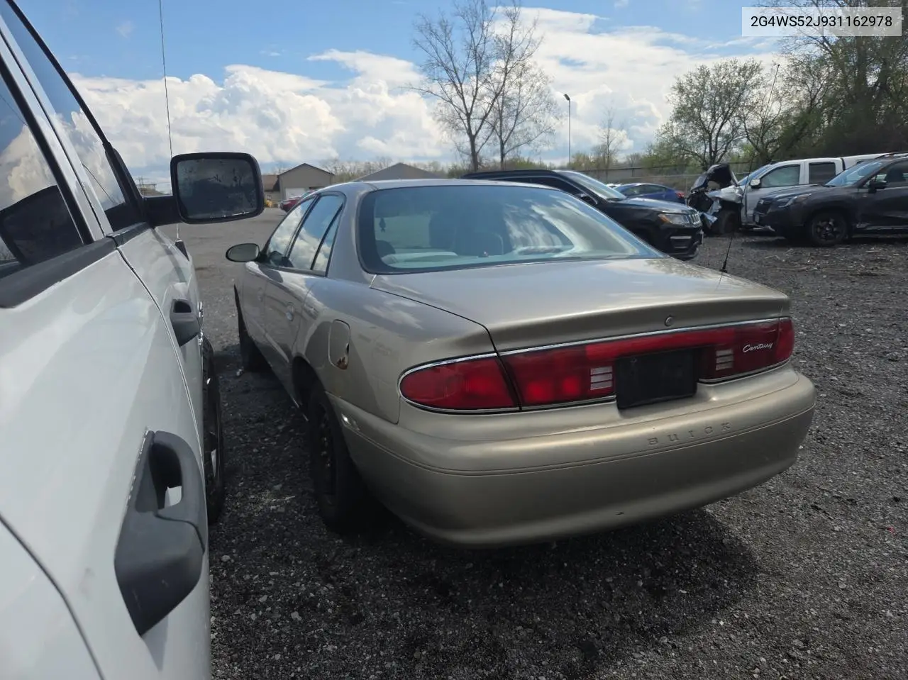 2003 Buick Century Custom VIN: 2G4WS52J931162978 Lot: 55828205