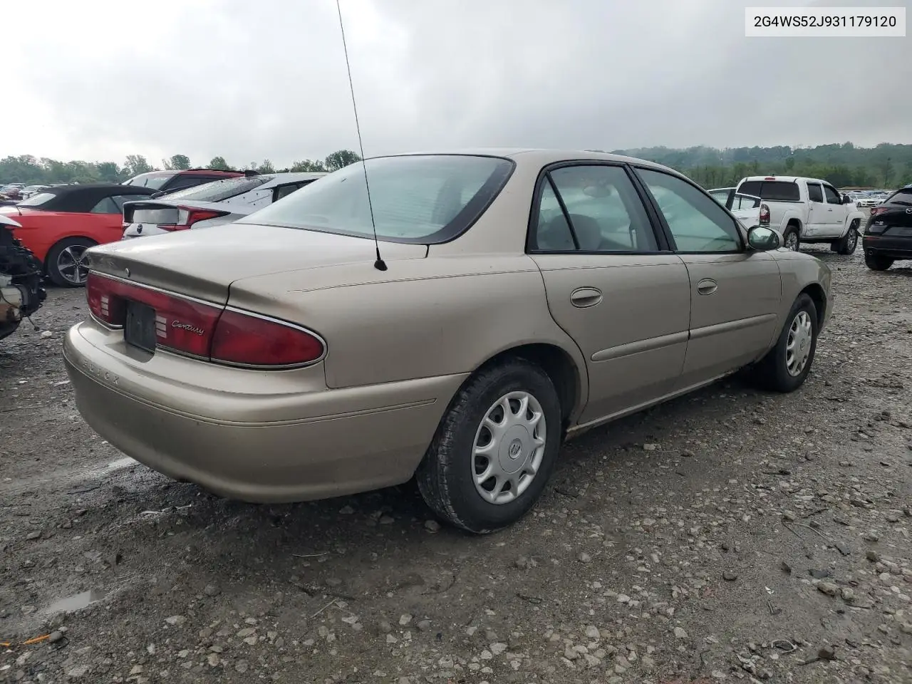 2003 Buick Century Custom VIN: 2G4WS52J931179120 Lot: 56044745