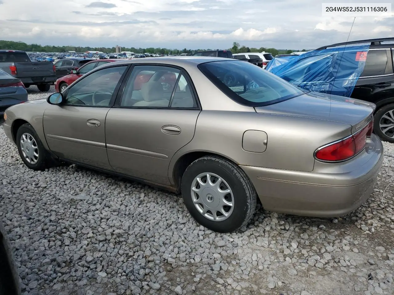 2003 Buick Century Custom VIN: 2G4WS52J531116306 Lot: 56720885