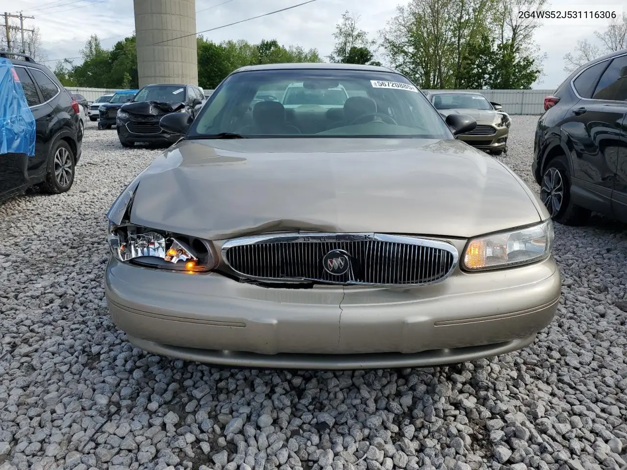 2003 Buick Century Custom VIN: 2G4WS52J531116306 Lot: 56720885