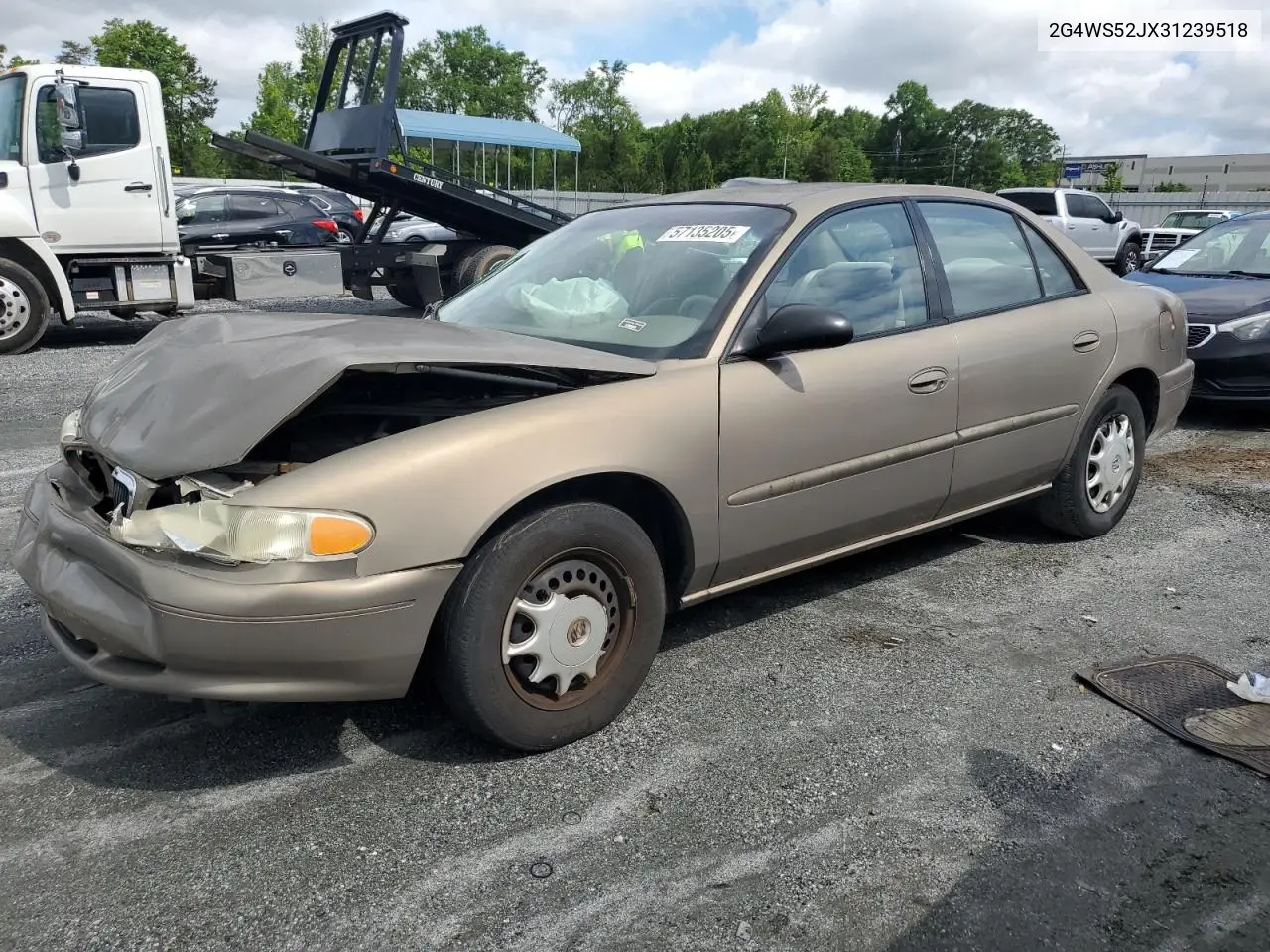 2003 Buick Century Custom VIN: 2G4WS52JX31239518 Lot: 57135205