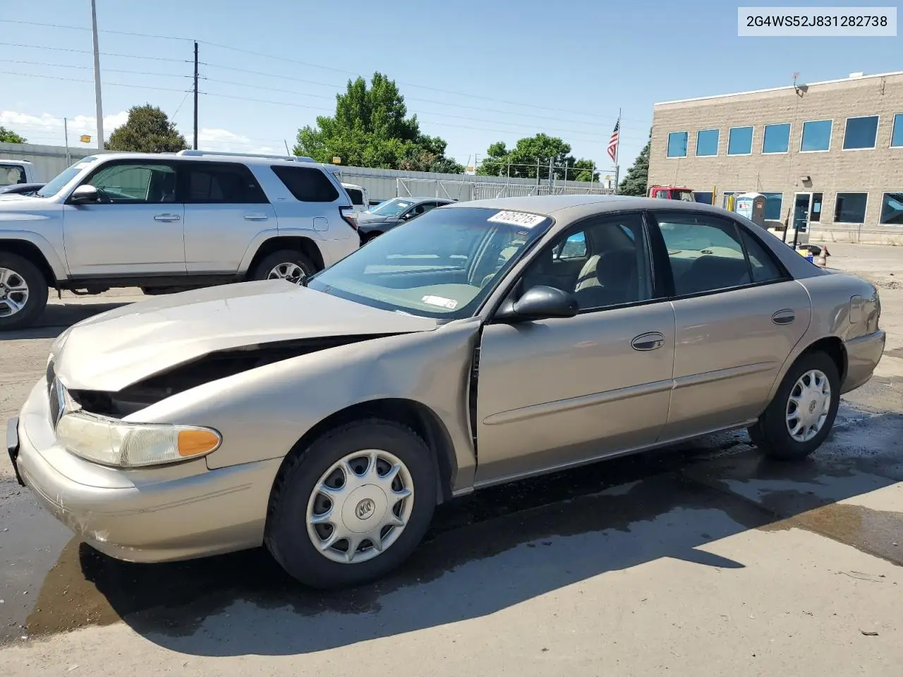 2003 Buick Century Custom VIN: 2G4WS52J831282738 Lot: 61057215