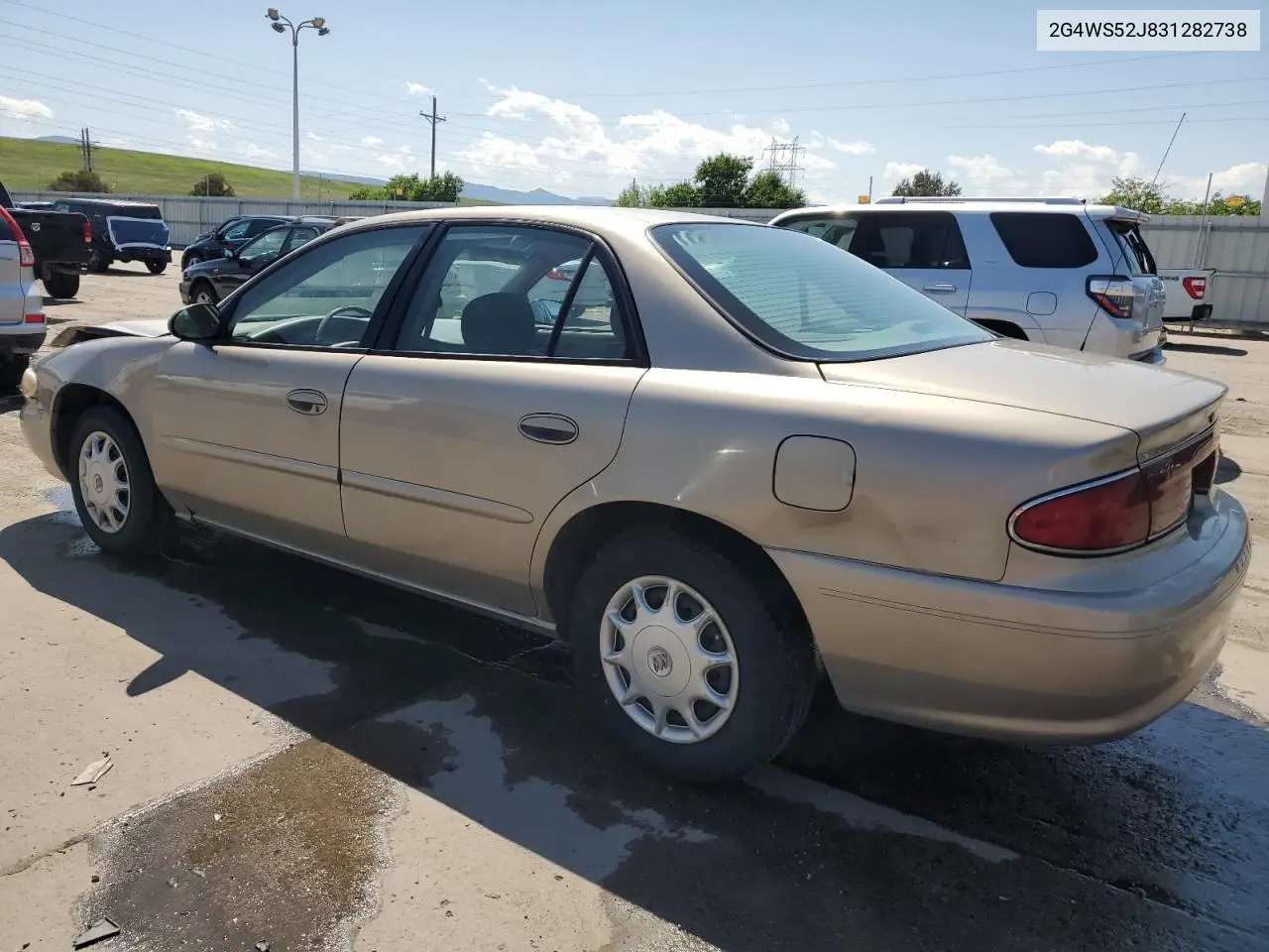 2003 Buick Century Custom VIN: 2G4WS52J831282738 Lot: 61057215