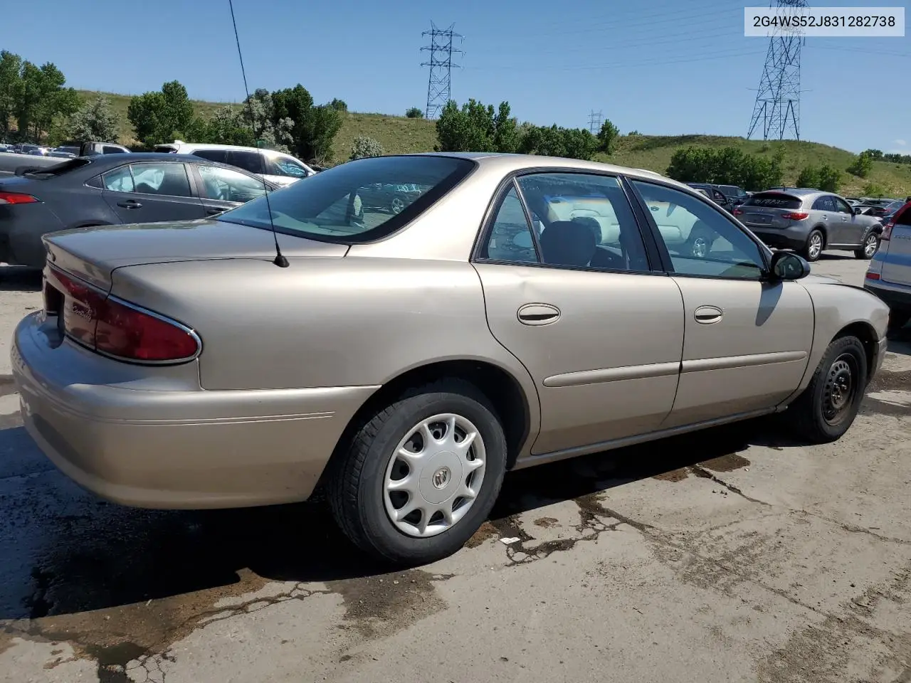 2003 Buick Century Custom VIN: 2G4WS52J831282738 Lot: 61057215