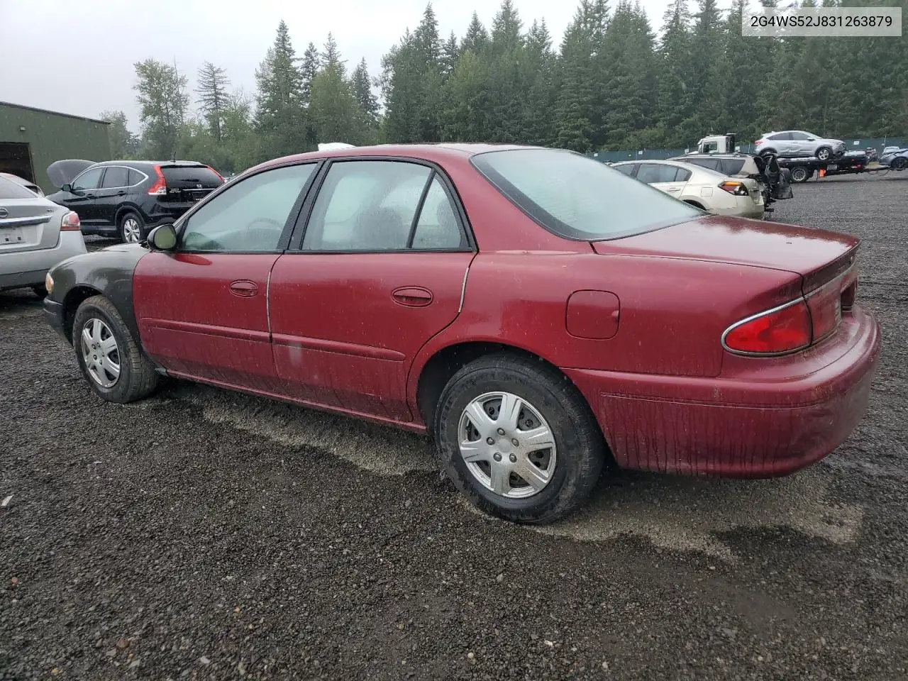 2003 Buick Century Custom VIN: 2G4WS52J831263879 Lot: 61097315