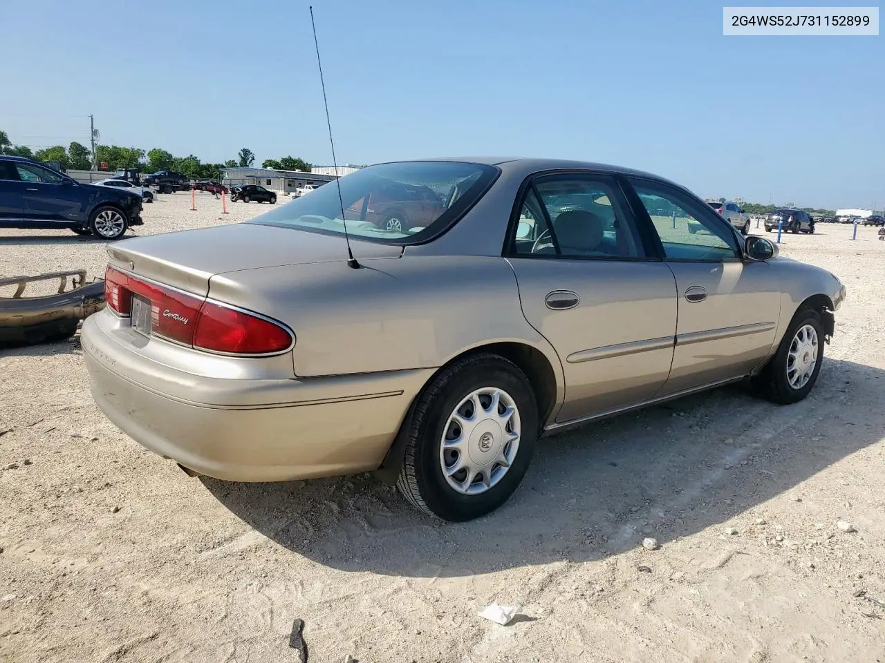 2003 Buick Century Custom VIN: 2G4WS52J731152899 Lot: 61551485