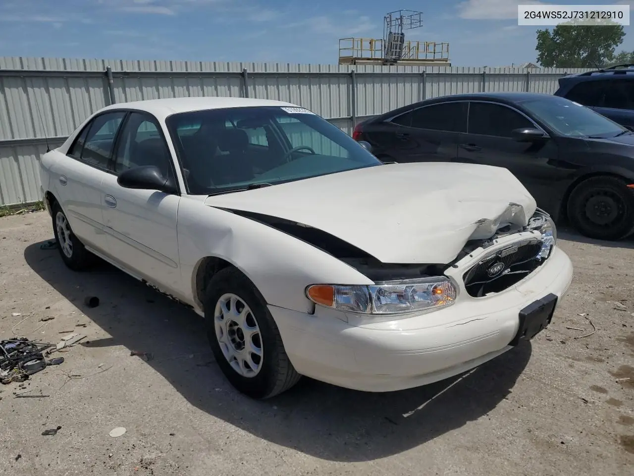 2003 Buick Century Custom VIN: 2G4WS52J731212910 Lot: 61992325