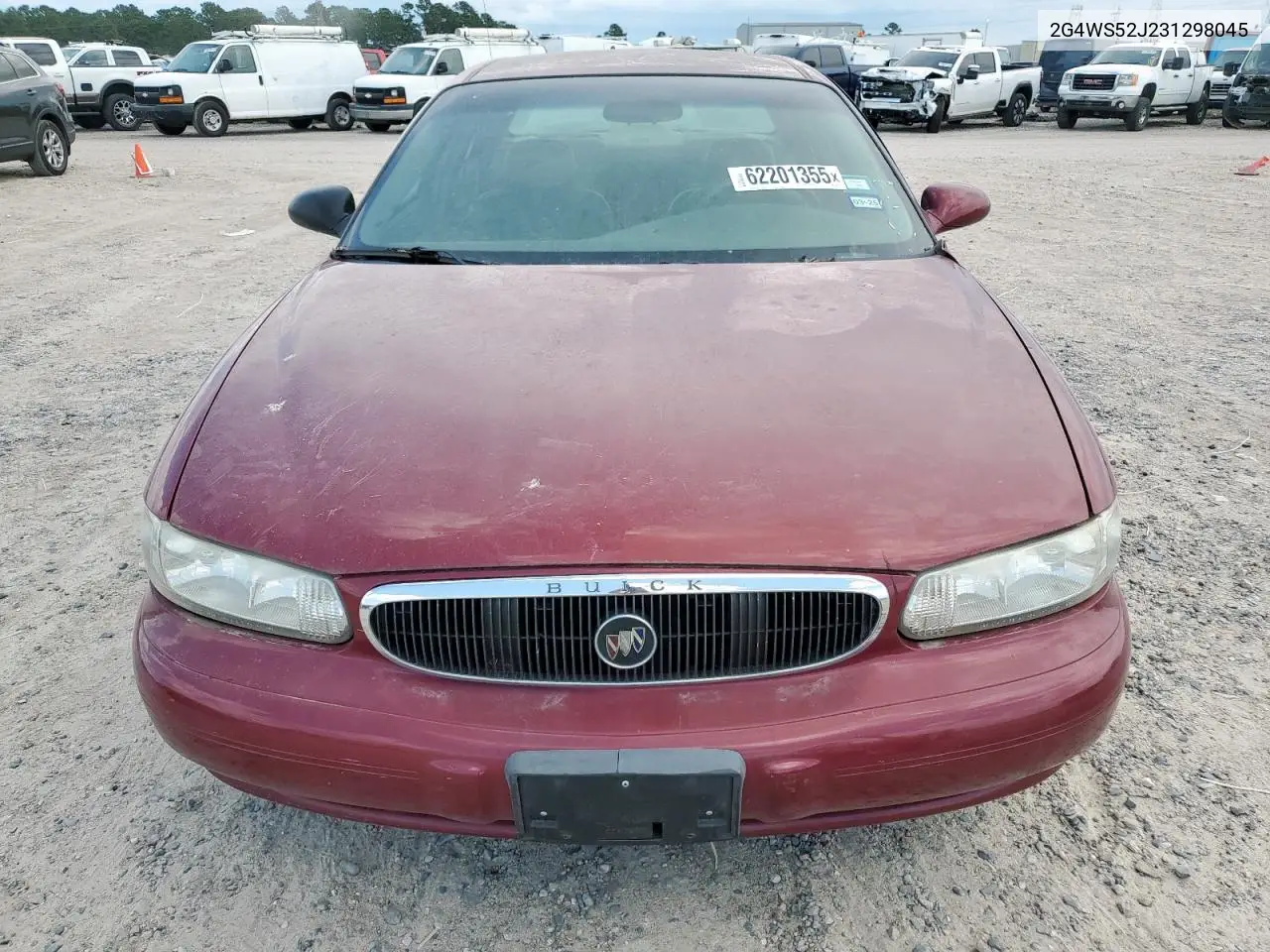 2003 Buick Century Custom VIN: 2G4WS52J231298045 Lot: 62201355