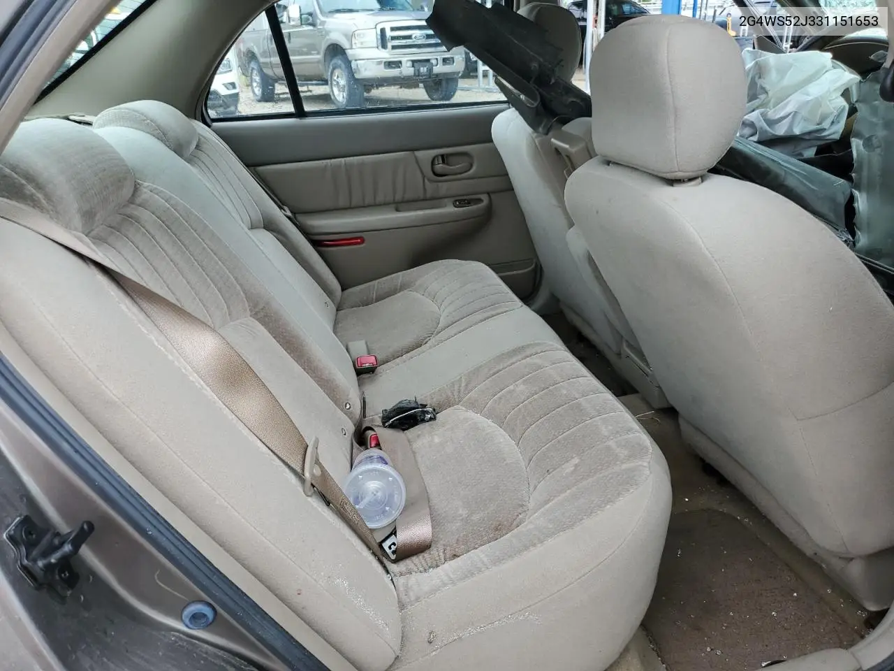2003 Buick Century Custom VIN: 2G4WS52J331151653 Lot: 62572285