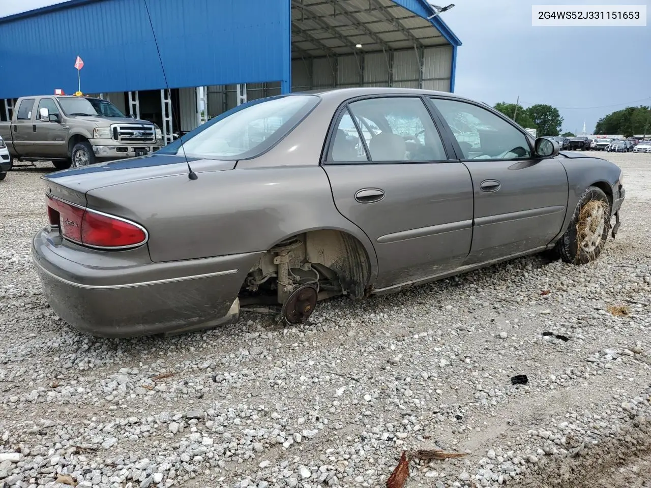2003 Buick Century Custom VIN: 2G4WS52J331151653 Lot: 62572285
