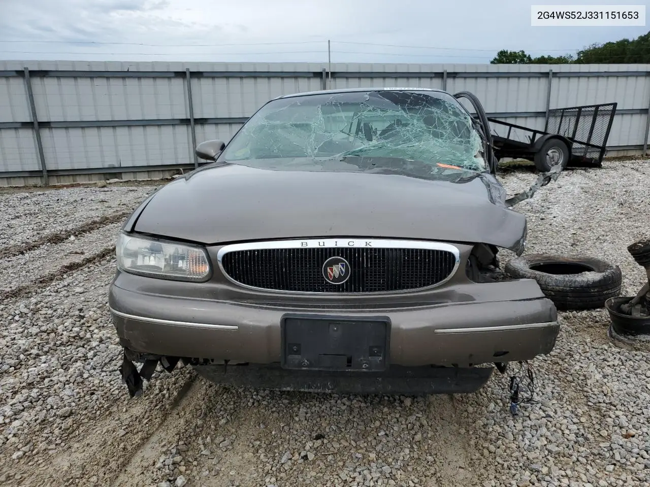 2003 Buick Century Custom VIN: 2G4WS52J331151653 Lot: 62572285