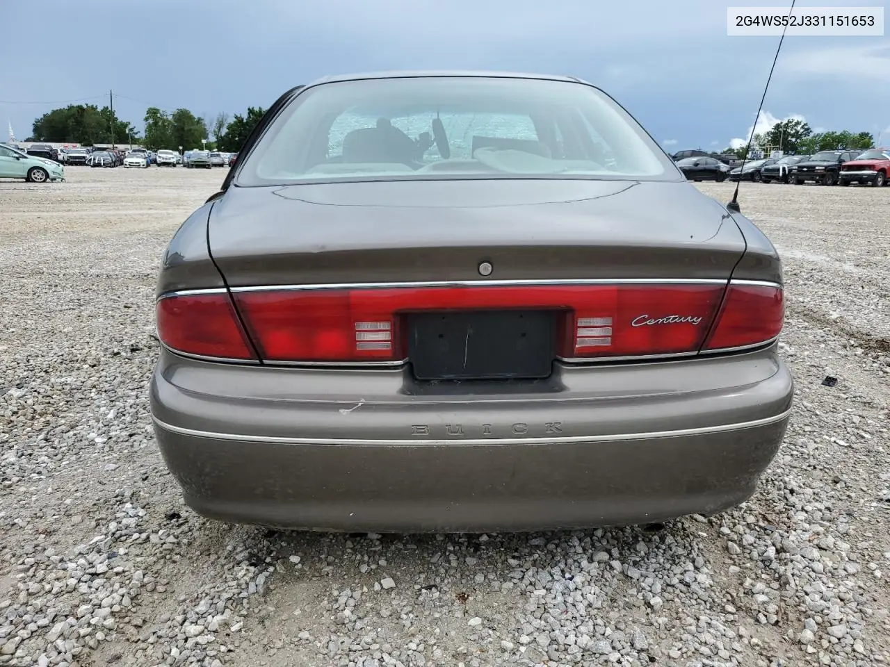 2003 Buick Century Custom VIN: 2G4WS52J331151653 Lot: 62572285