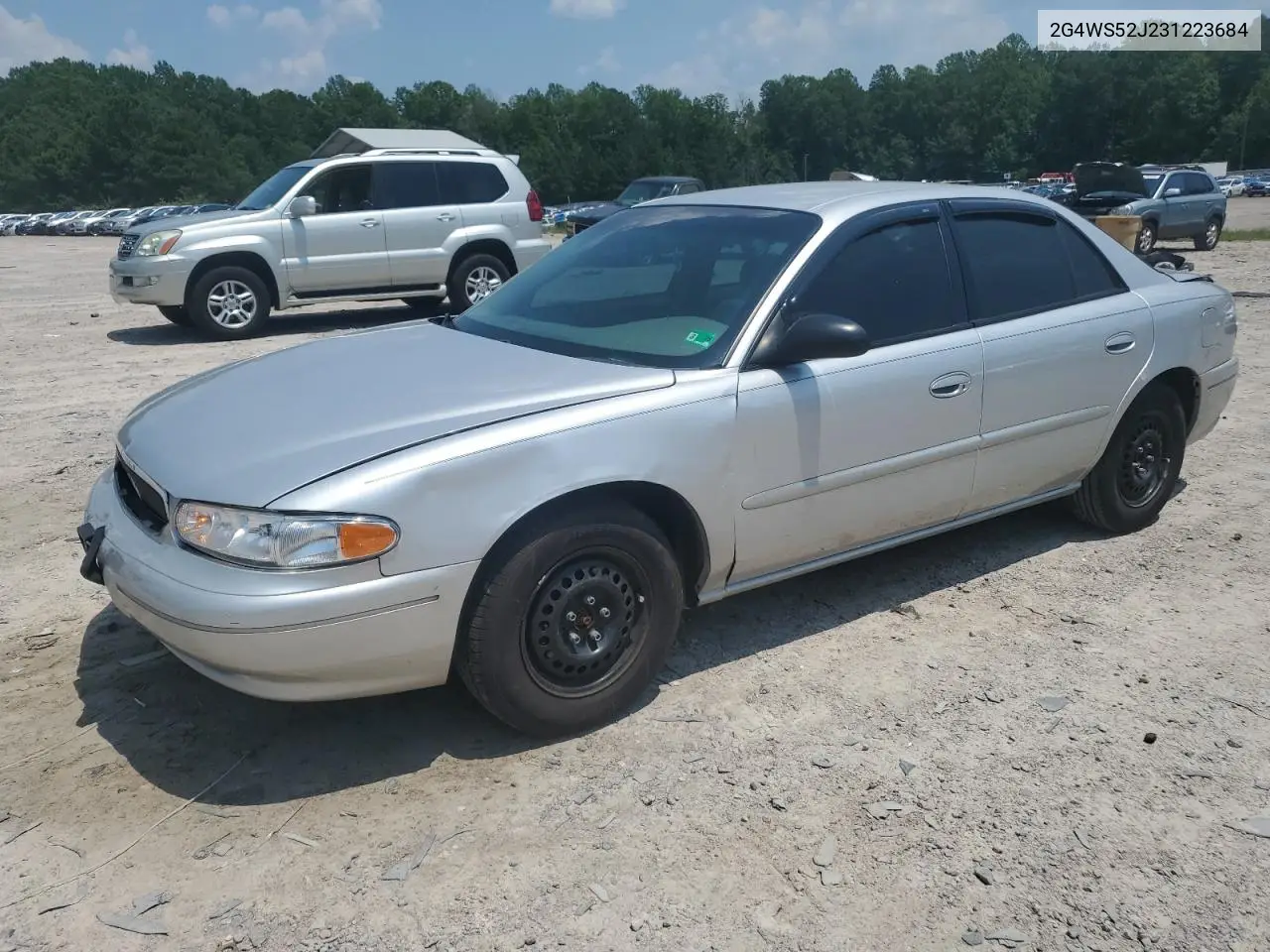 2003 Buick Century Custom VIN: 2G4WS52J231223684 Lot: 62574015
