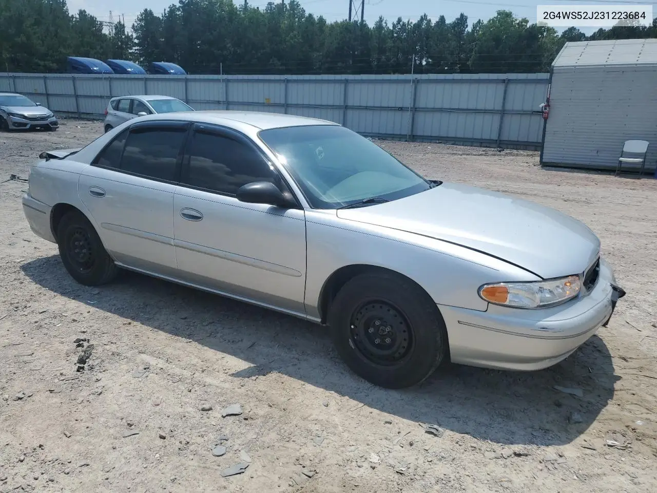 2003 Buick Century Custom VIN: 2G4WS52J231223684 Lot: 62574015