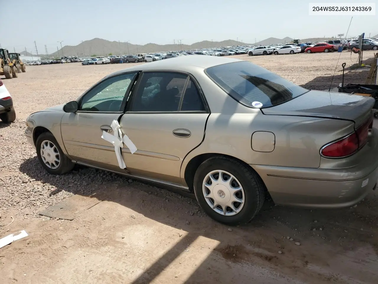 2003 Buick Century Custom VIN: 2G4WS52J631243369 Lot: 63117645