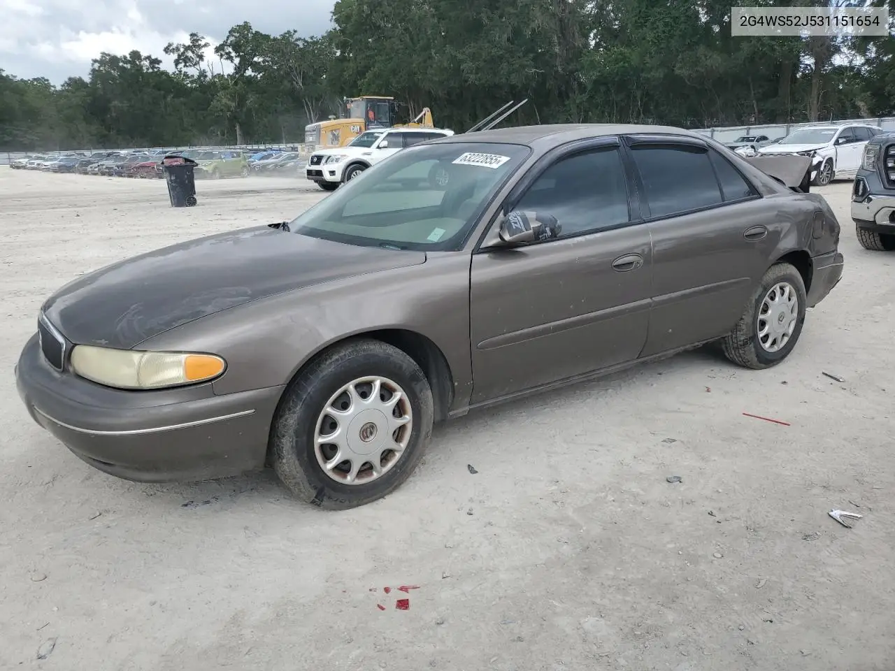 2003 Buick Century Custom VIN: 2G4WS52J531151654 Lot: 63222855
