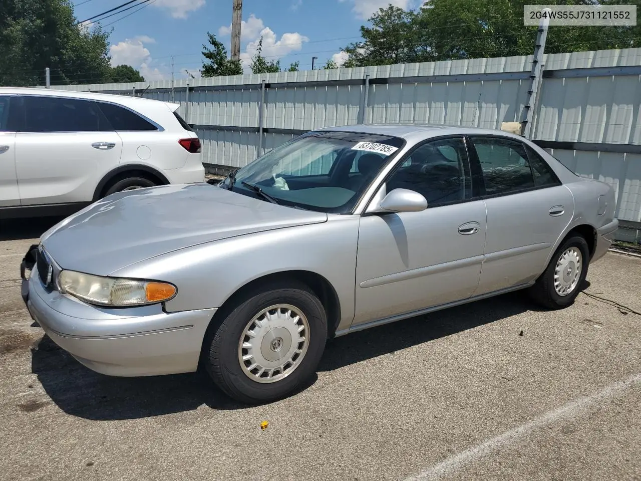 2003 Buick Century Custom VIN: 2G4WS55J731121552 Lot: 63702785
