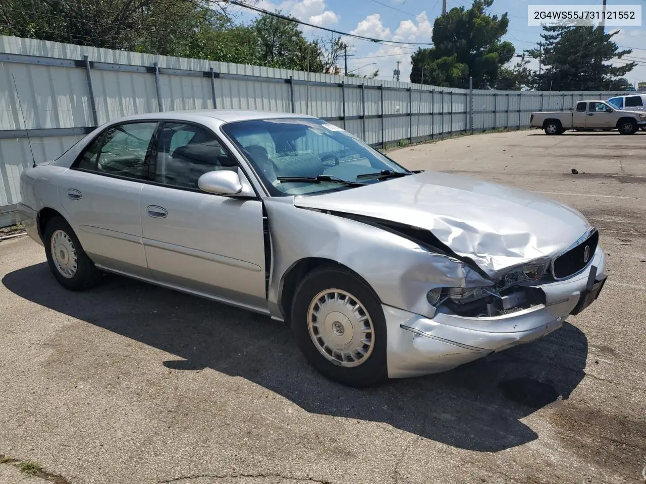 2003 Buick Century Custom VIN: 2G4WS55J731121552 Lot: 63702785
