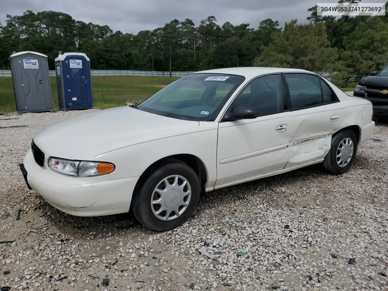2004 Buick Century Custom VIN: 2G4WS52J741273692 Lot: 53895185