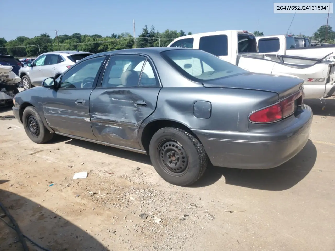 2004 Buick Century Custom VIN: 2G4WS52J241315041 Lot: 58898595