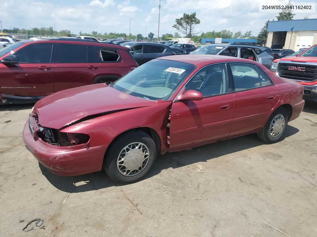 2004 Buick Century Custom VIN: 2G4WS52J941162402 Lot: 63384165